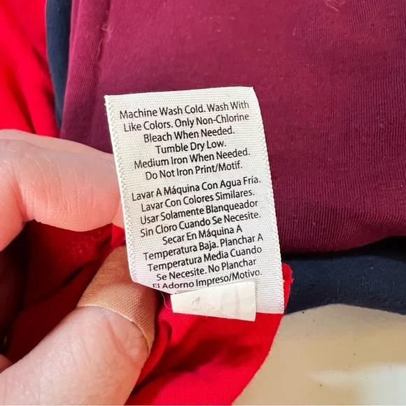 Lot of 3 Time and Tru Long Sleeve Scoop Neck Tops XL - Picture 12 of 12